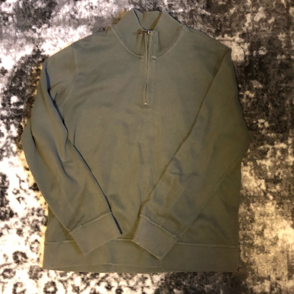Eddie Bauer sweater army green men’s
